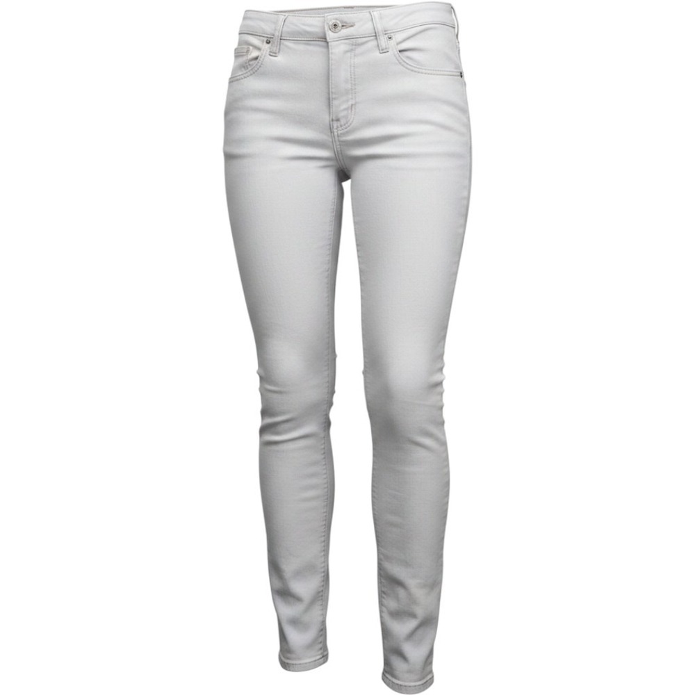 Free People Womens Size 27 Cream Off White Skinny Jeans Boho Everyday Denim Chic